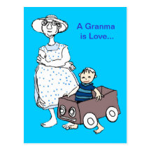 Granma is Love Postcard