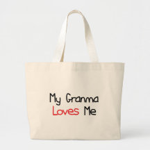 Granma Loves Me Tote Bag