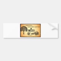Granny's Grocery Getter Bumper Stickers