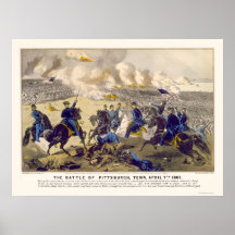 Grant Leading a Charge by  1862 Poster