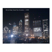 Grant Park. Election Night Postcards