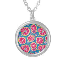 Grapefruit Slices Pattern Jewelry
