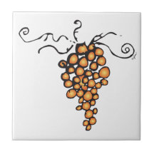 GRAPES OF LIFE TILE