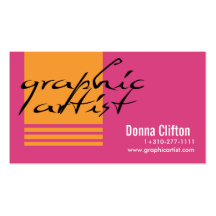 Graphic Artist Business Card Template