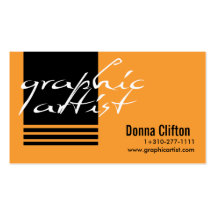 Graphic Artist Business Card Templates