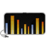 Graphic Cylinders Equalizer Doodle Speaker