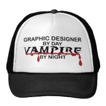 Graphic Designer Vampire by Night Hats
