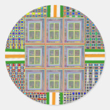 Graphic Digital Decoration Pattern 5 Stickers