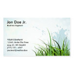 grass and splash business card