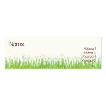 Grass Business Cards