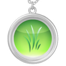 grass symbol custom jewelry