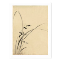 Grasses Hokusai 葛飾北斎 Post Cards