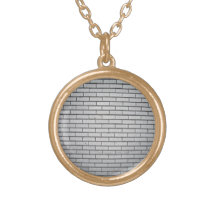 Gray Brick Wall Texture Custom Jewelry