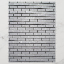 Gray Brick Wall Texture Flyer Design