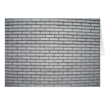 Gray Brick Wall Texture Greeting Cards