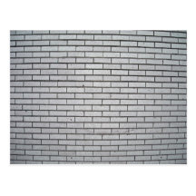 Gray Brick Wall Texture Post Cards