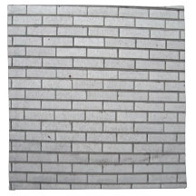 Gray Brick Wall Texture Printed Napkin