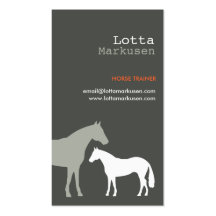 GRAY HORSES No. 3 Business Card
