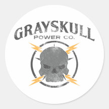 Grayskull Power Co. Stickers