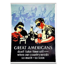 Great Americans Post Cards