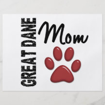 Great Dane Mum 2 Flyer Design