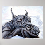 Great Dane Sofa Dreams Poster