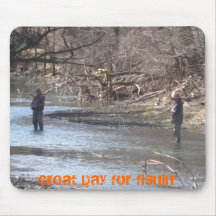 Great Day for fisnin' Mouse Mats