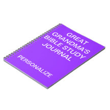 Great Grandma's Bible Study Journal Personalize