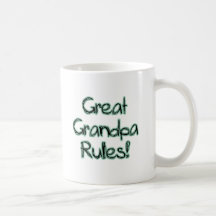 Great Grandpa Rules Mugs