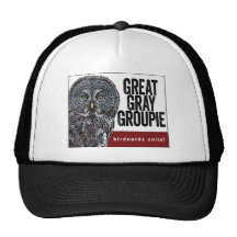 Great Grey Groupie Owl Trucker Hat