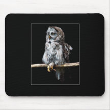 Great grey owl mousepad