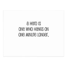 Great, "Hero Quote" Post Card