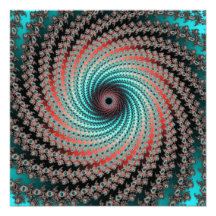 Great Hypnotic Swirl - fractal design Photograph