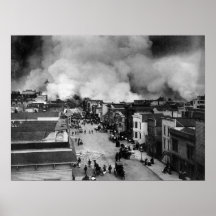 Great San Francisco Earthquake Print