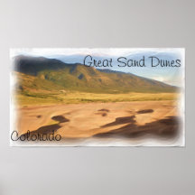 Great Sand Dunes Colorado poster