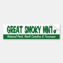 Great Smoky Mountains National Park Bumper Sticker