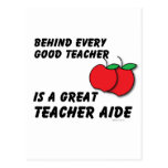 Great Teacher Aide Post Card