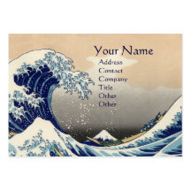 GREAT WAVE BUSINESS CARD TEMPLATE