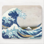 Great Wave Fine Art 葛飾北斎「神奈川沖浪裏」 Mousepad