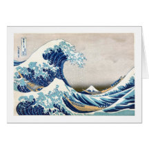 Great Wave Hokusai 葛飾北斎の神奈川沖浪裏 Card