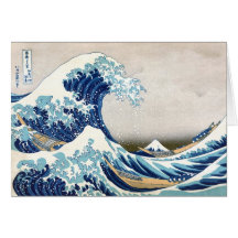Great Wave Hokusai 葛飾北斎の神奈川沖浪裏 Greeting Cards