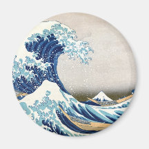 Great Wave Hokusai 葛飾北斎の神奈川沖浪裏 Refrigerator Magnet
