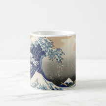 Great Wave off Kanagawa Oriental Fine Art Mugs