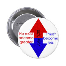 Greater...Lesser Pinback Buttons