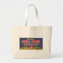 Greater Luna Park Coney Island Tote Bag