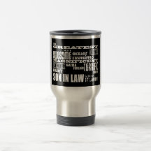 Greatest Best Sons in Law Birthday & Wedding Party Mugs