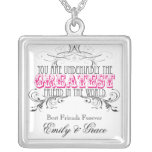 Greatest Friend (BFF) in the World Personalised Jewelry