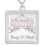 Greatest Mother in the World (Personalised) Necklace