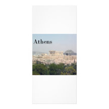 Greece Athens Acropolis Rack Card Template