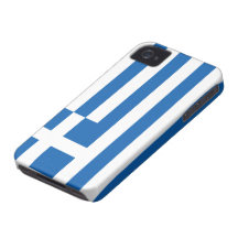 Greece Flag Case-Mate iPhone 4 Case